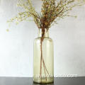 Recycled tabletop glass vase flower